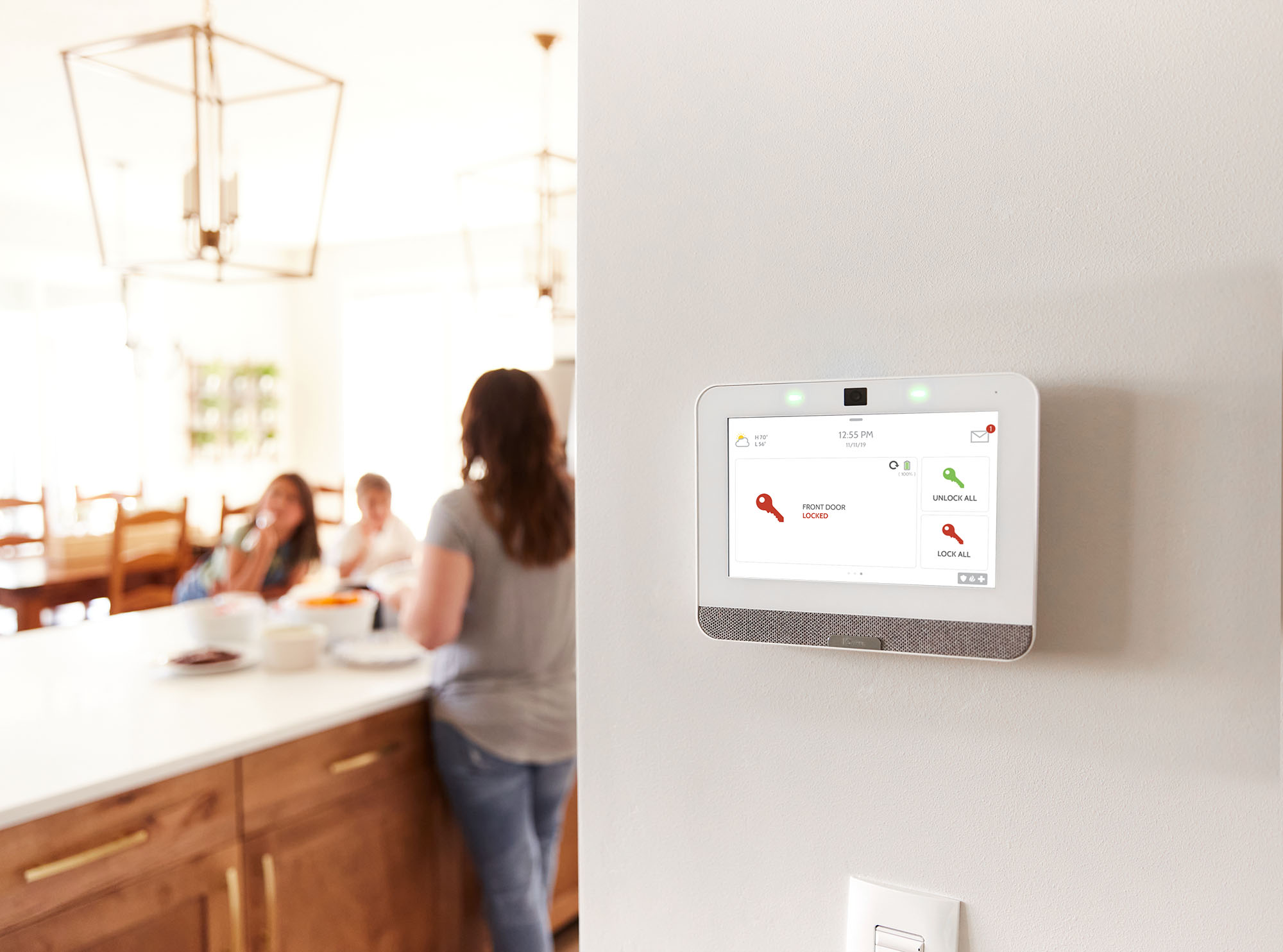 IQ4 security system control panel